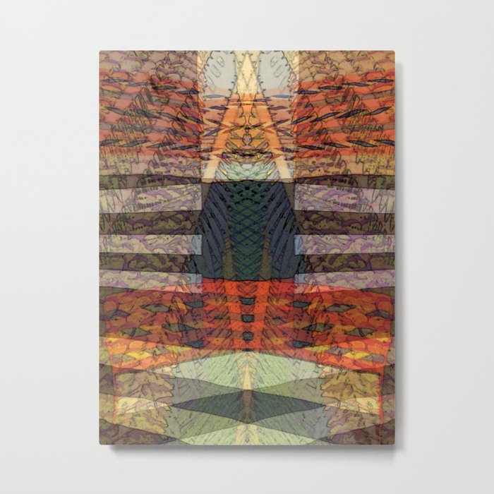 Native Abstraction Metal Print