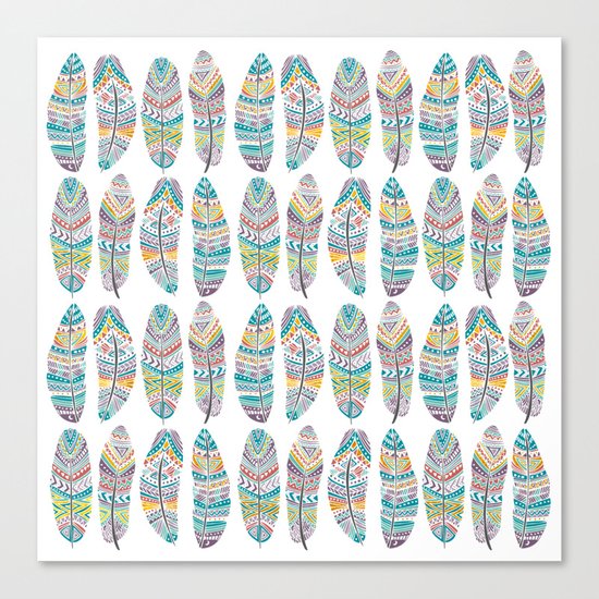 Amazon Feathers Canvas Print