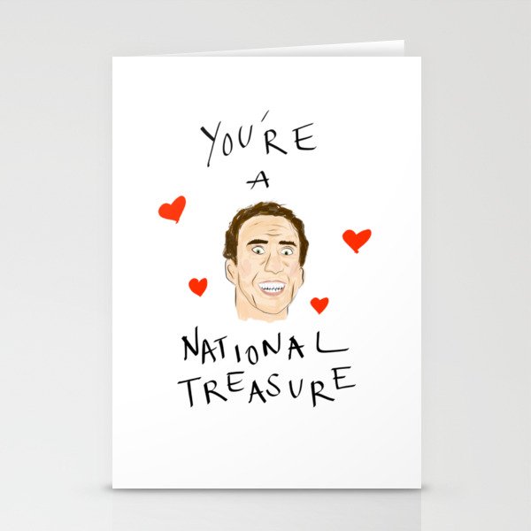 National Treasure Stationery Cards
