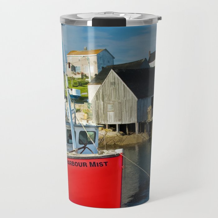 The Boat Harbour Mist in Peggy's Cove Travel Mug