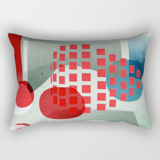 when in doubt wear red Rectangular Pillow