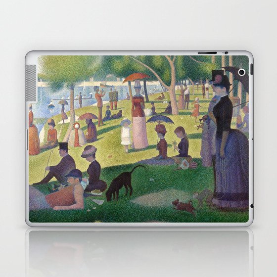 Georges Seurat - A Sunday Afternoon on the Island of La Grande Jatte Laptop & iPad Skin