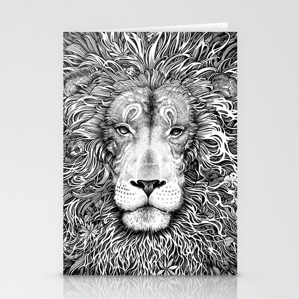 King Of The Jungle Stationery Cards By Sarachnid Society6