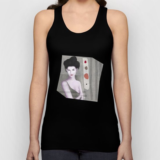 De cara a la pared Unisex Tank Top