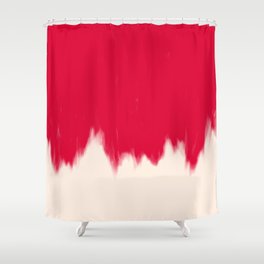 Red Bleed Shower Curtain