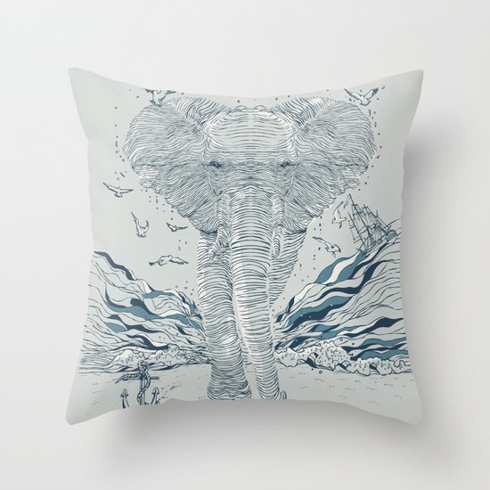 THE OCEAN SPIRIT Throw Pillow