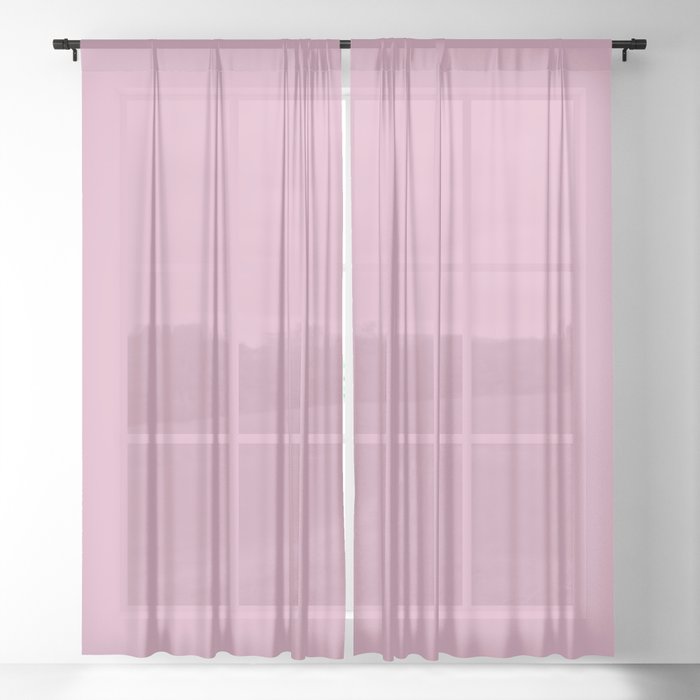 Purple Daphne Sheer Curtain