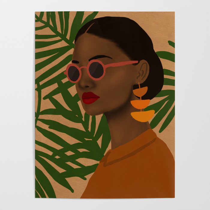 girl in shades Poster
