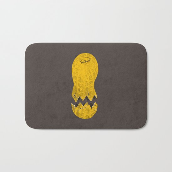 cracked peanut Bath Mat