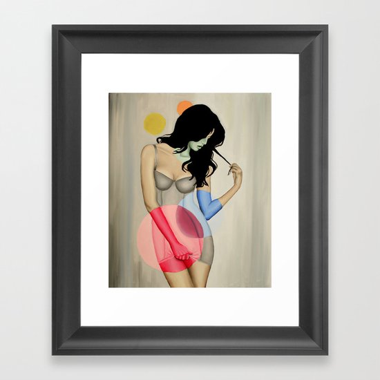 Modern Witch no. 3 Framed Art Print