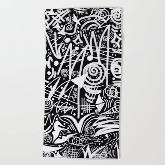 Chalk Board! Beach Towel