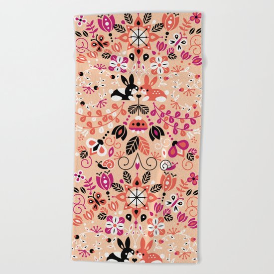 Bunny Lovers Beach Towel