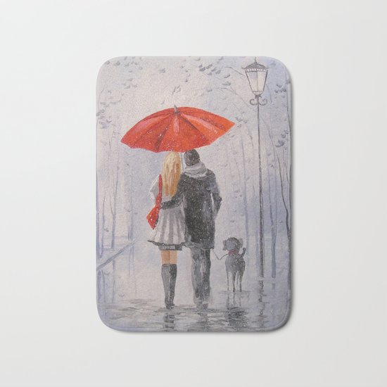 After the rain in the Park Bath Mat