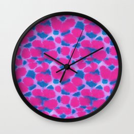 pink paint joy Wall Clock