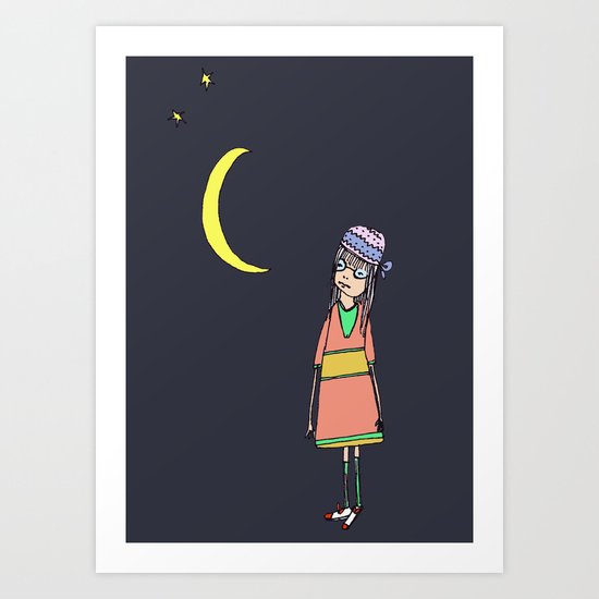 Moon Art Print