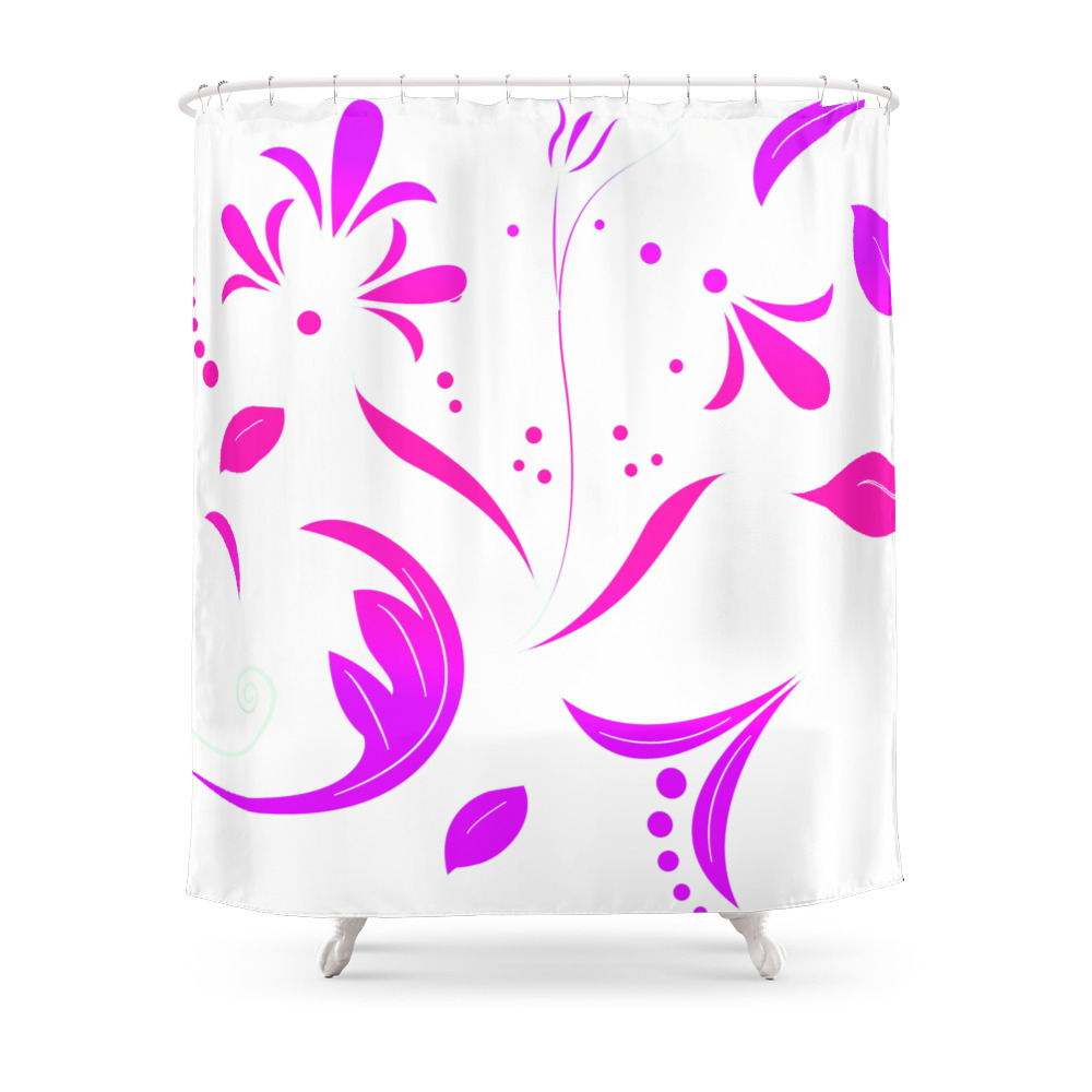Floral Design Shower Curtain by patricia1