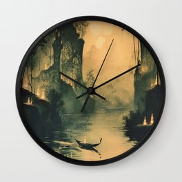 By This River Wall Clock