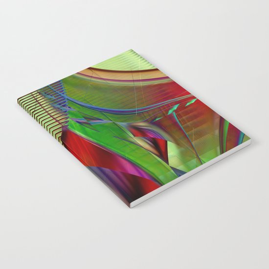 Multicolored abstract 2016 / 009 Notebook