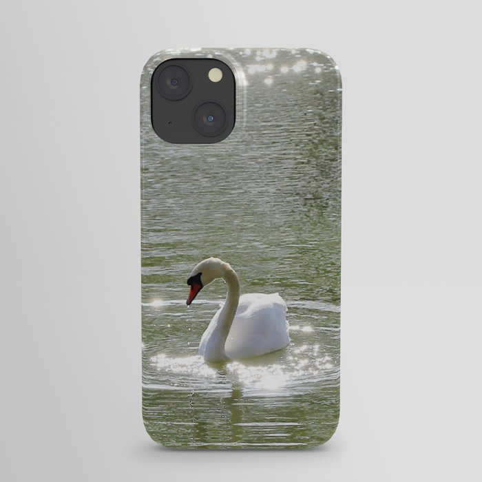 Sparkly Swan Lake iPhone Case