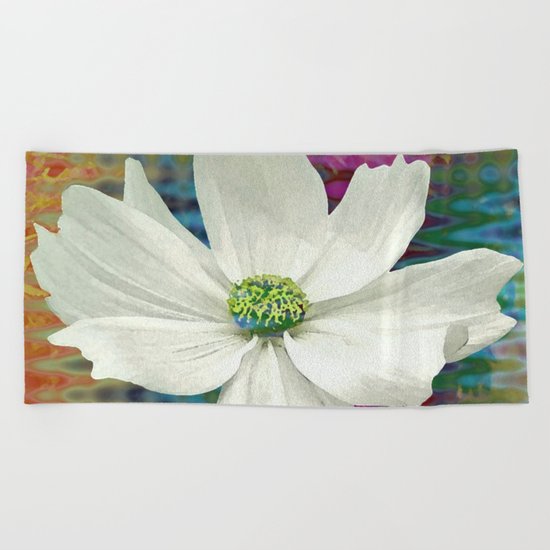 Cosmos Rainbow Beach Towel