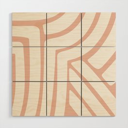 Abstract Stripes LXXXVI Wood Wall Art