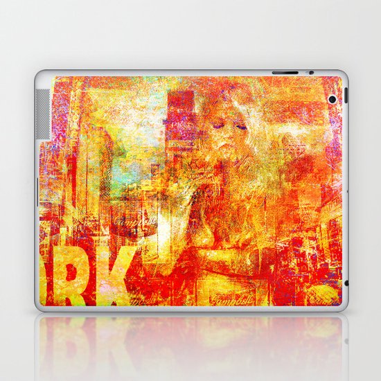 Girl in New-York Laptop & iPad Skin