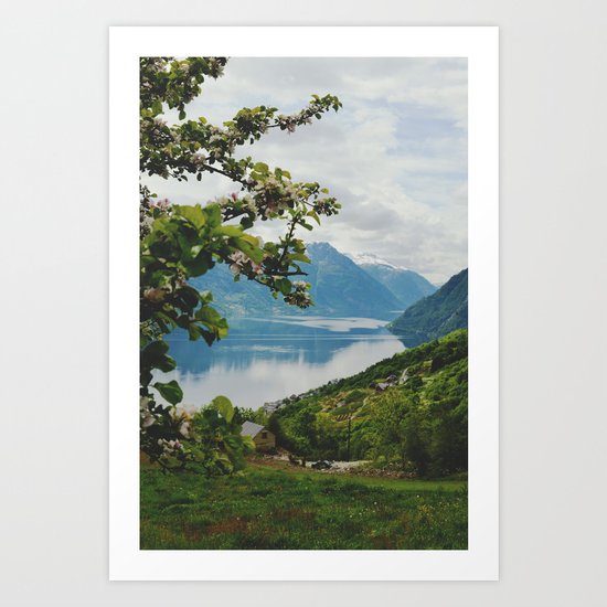 vikebygd, norway Art Print