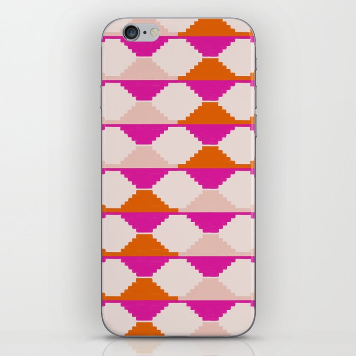 Colorful and Bold Ethnic Kilim Pattern iPhone Skin