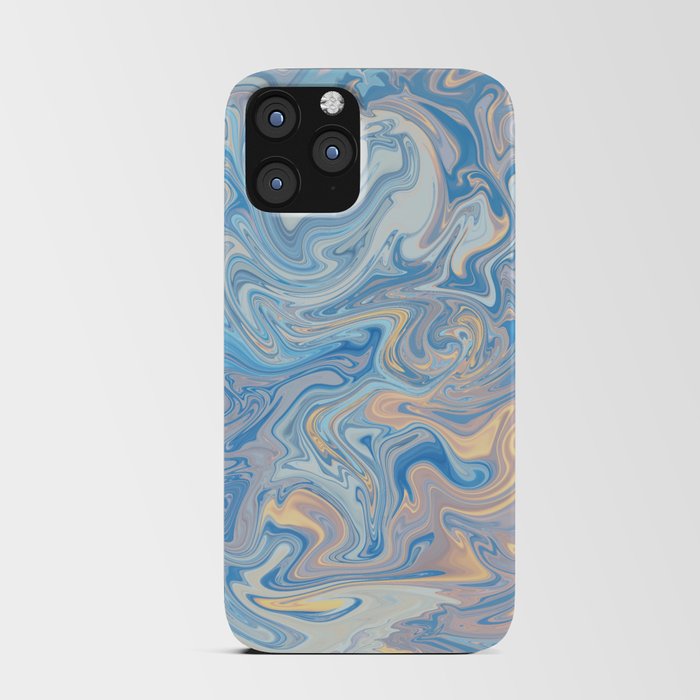Digitally created marble design iPhone Card Case