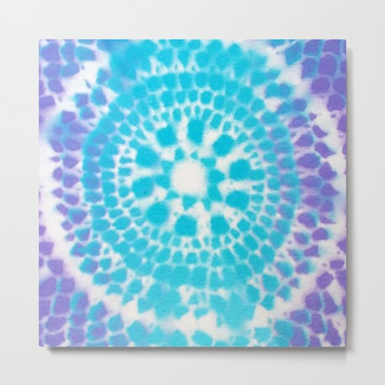Scale Mandala Pattern Metal Print