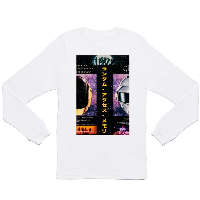 Japanese Daft Punk Long Sleeve T Shirt