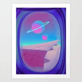 Space Journey Art Print