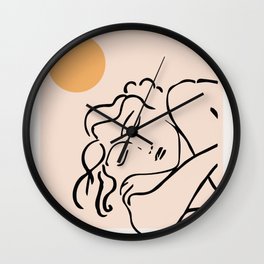 Henri matisse - The sleeping women Wall Clock