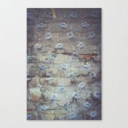 Old wallpaper, one Canvas Print