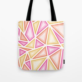 Cascading Triangles Tote Bag