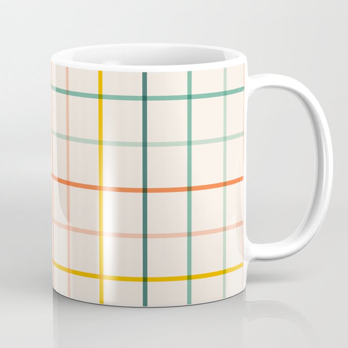 Simple Check - citrus Coffee Mug