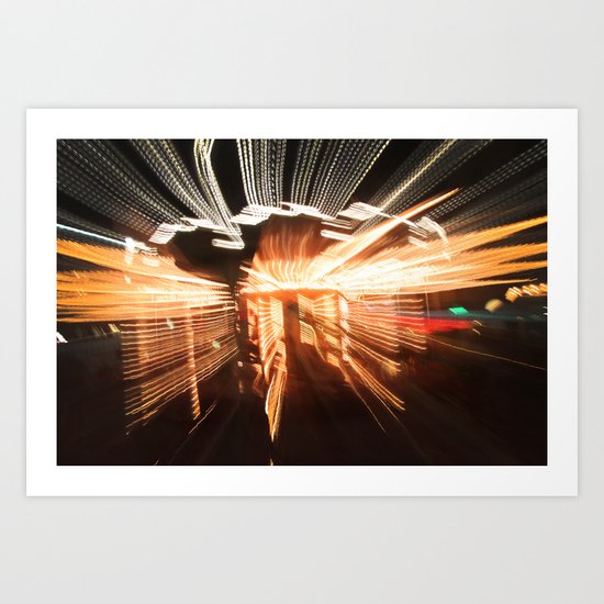 lion fish carousel Art Print