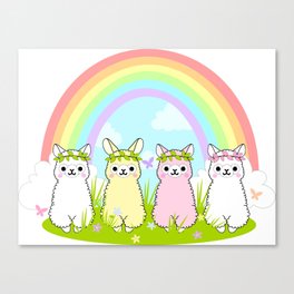 Alpaca Paradise Canvas Print