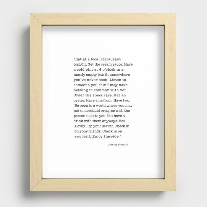 Recessed Framed Print