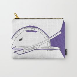 Angler Fish Created Out of a Protractor Carry-All Pouch