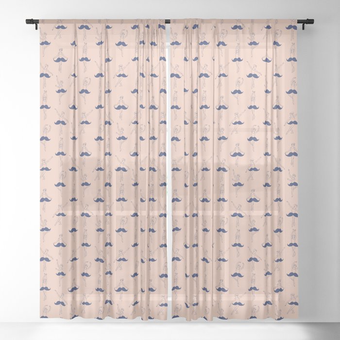 Ballet of Mustache Pattern Duvet Cover by ilovedoodle | Society6