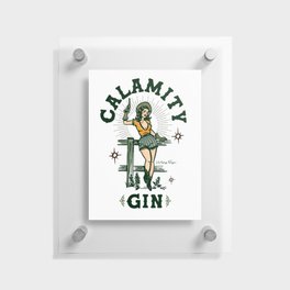 Calamity Gin Cowgirl Pinup Floating Acrylic Print
