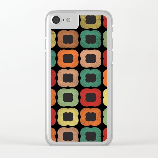 Lovely Pattern XVI Clear iPhone Case