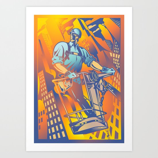 High in the Sky Art Print