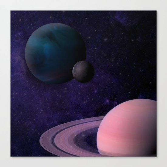 Planets Canvas Print