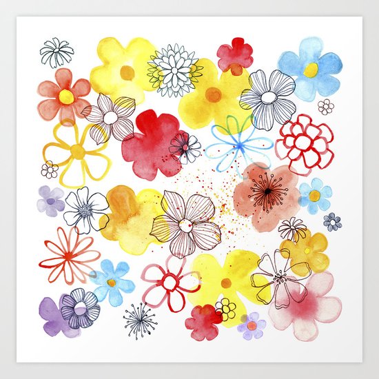 Summergarden Art Print