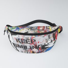 Balloon Girl Keep Smiling Fanny Pack