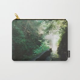 Into The Mist 1 Carry-All Pouch | Forest, Green, Adventure, Hiking, Travel, Digitalmanipulation, Atmospheric, Color, Landscape, Other 