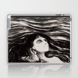 Lovers in the Waves - Edvard Munch Laptop Skin