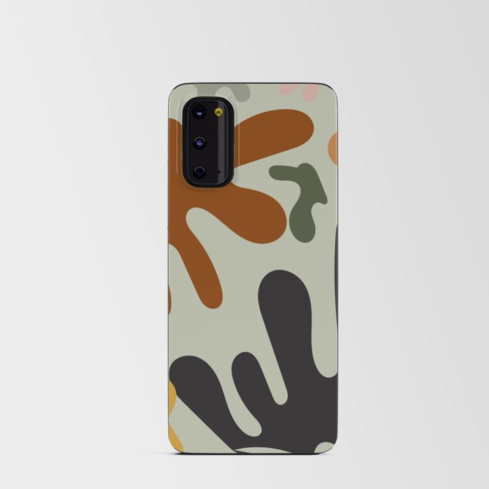 15  Abstract Shapes Organic 220516 Android Card Case